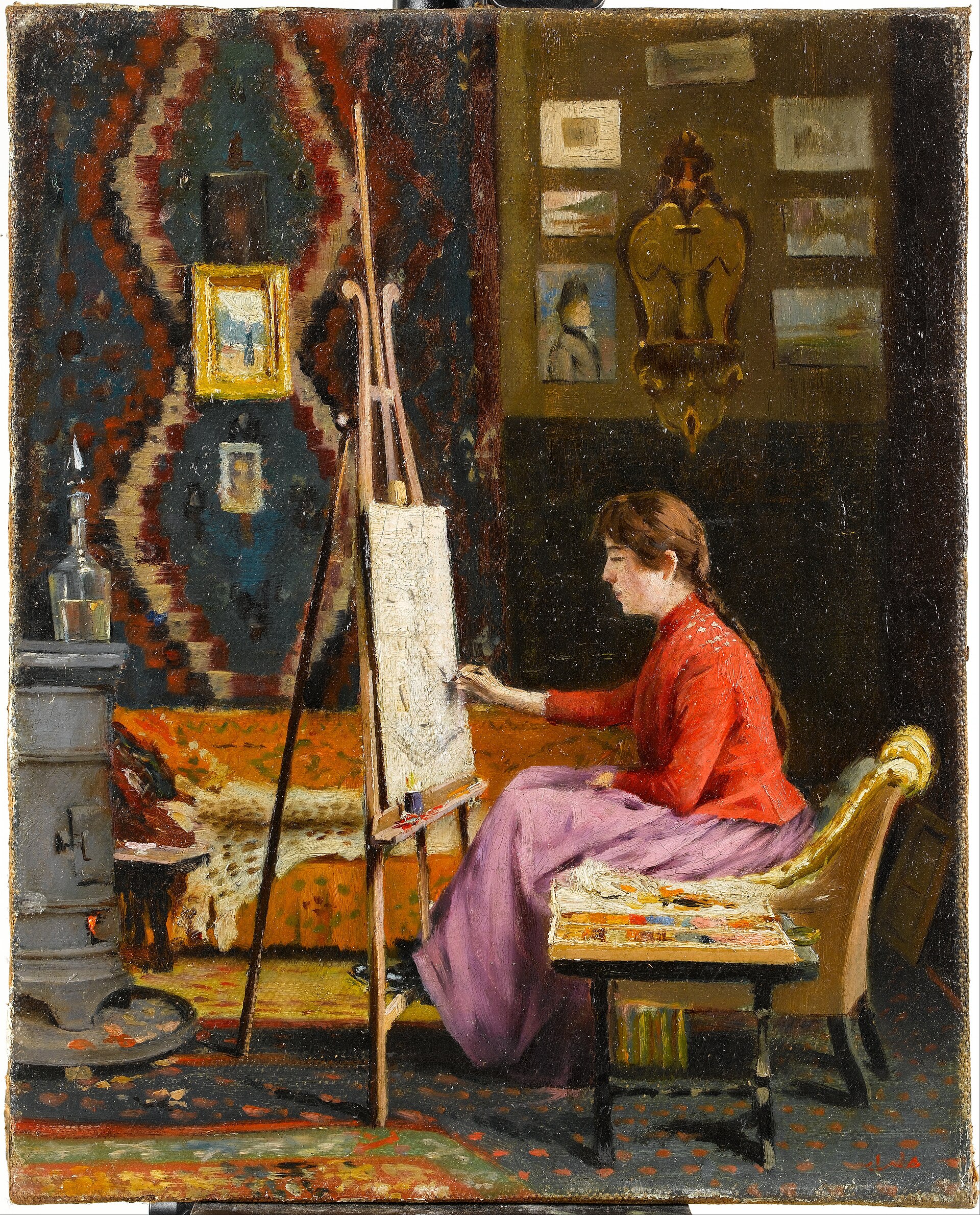 Ressam Kız ve Atölyesi